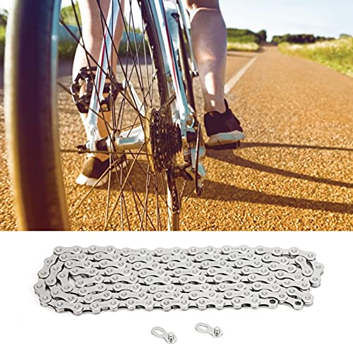 VGEBY Chaîne de Vélo de Montagne de Sport 12 Vitesses 126 Maillons 1/2in x 11/128 pour Vélo de Route, VTT