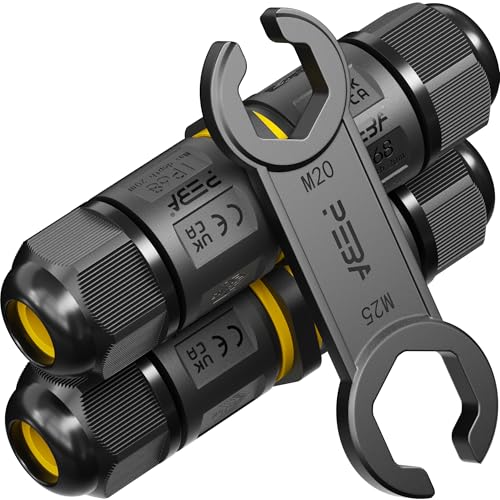 PEBA Wasserdichte 3-polig Abzweigdose 2 Stück