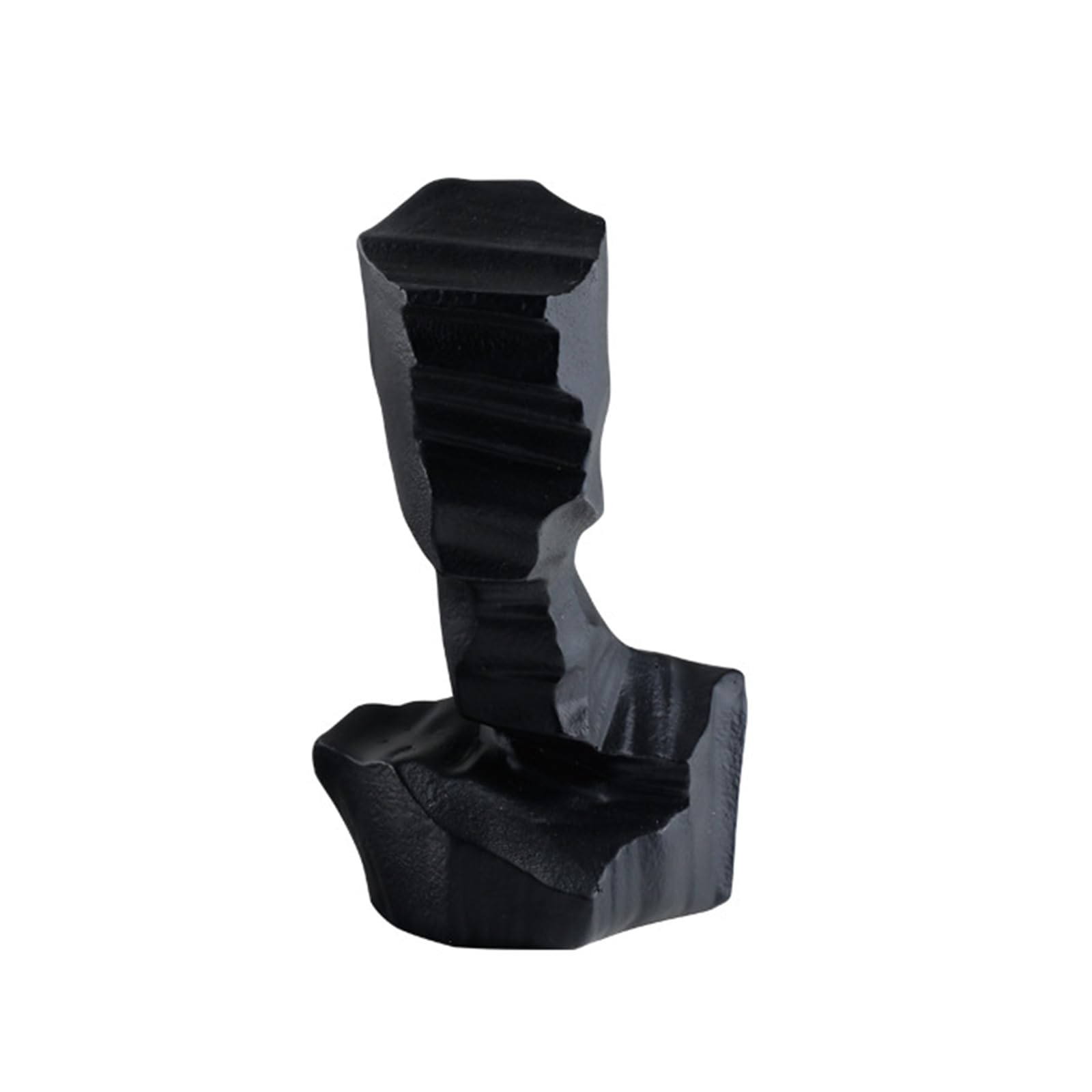 Tauzveok Black A Sculptures Decoration, Modern Abstract Art Deco Sculpture, Deco Figures, Decoration Items For Living Room Bedroom Office Table Decoration,