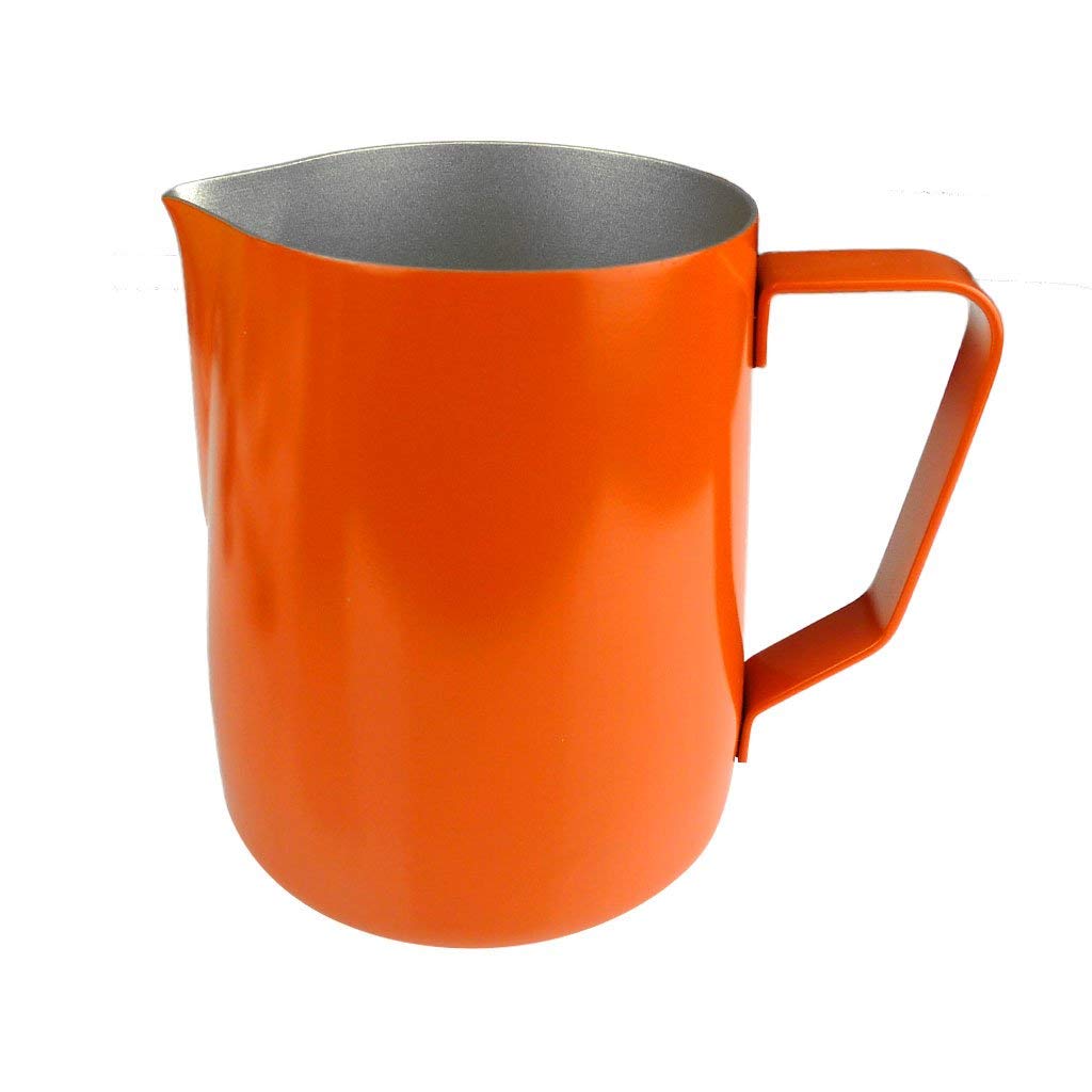 350ML Thick Stainless Steel Coffee Frothing Milk Latte Expresso Art Jug Pitcher - Orange