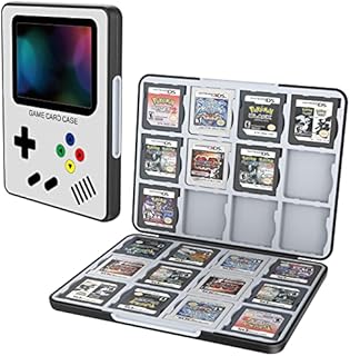 HEIYING Game Card Case for Nintendo 3DS 3DSXL 2DS 2DSXL DS DSi,Portable 3DS 2DS DS Game Cartridge Holder Storage with 24 Game Card Slots. (Game Console)