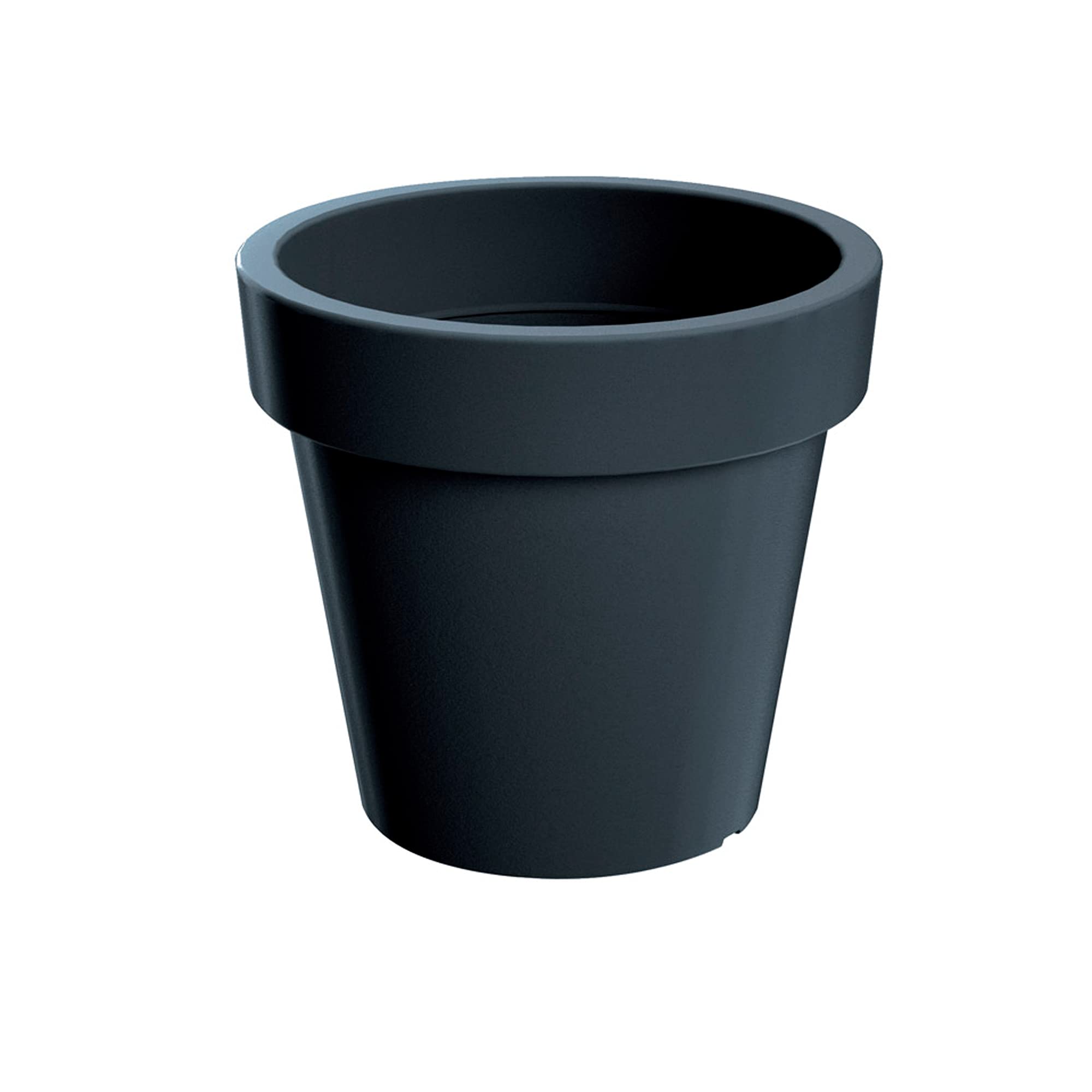 Planters Pride Anthracite Aura 29Cm Large Round Plastic Plant Pot, | 27L Weather-Resistant Balcony & Patio Planter/Houseplant Pot For Aloe Vera | Indoor/Outdoor Flower Pot For Spider Plants, Dracaenas