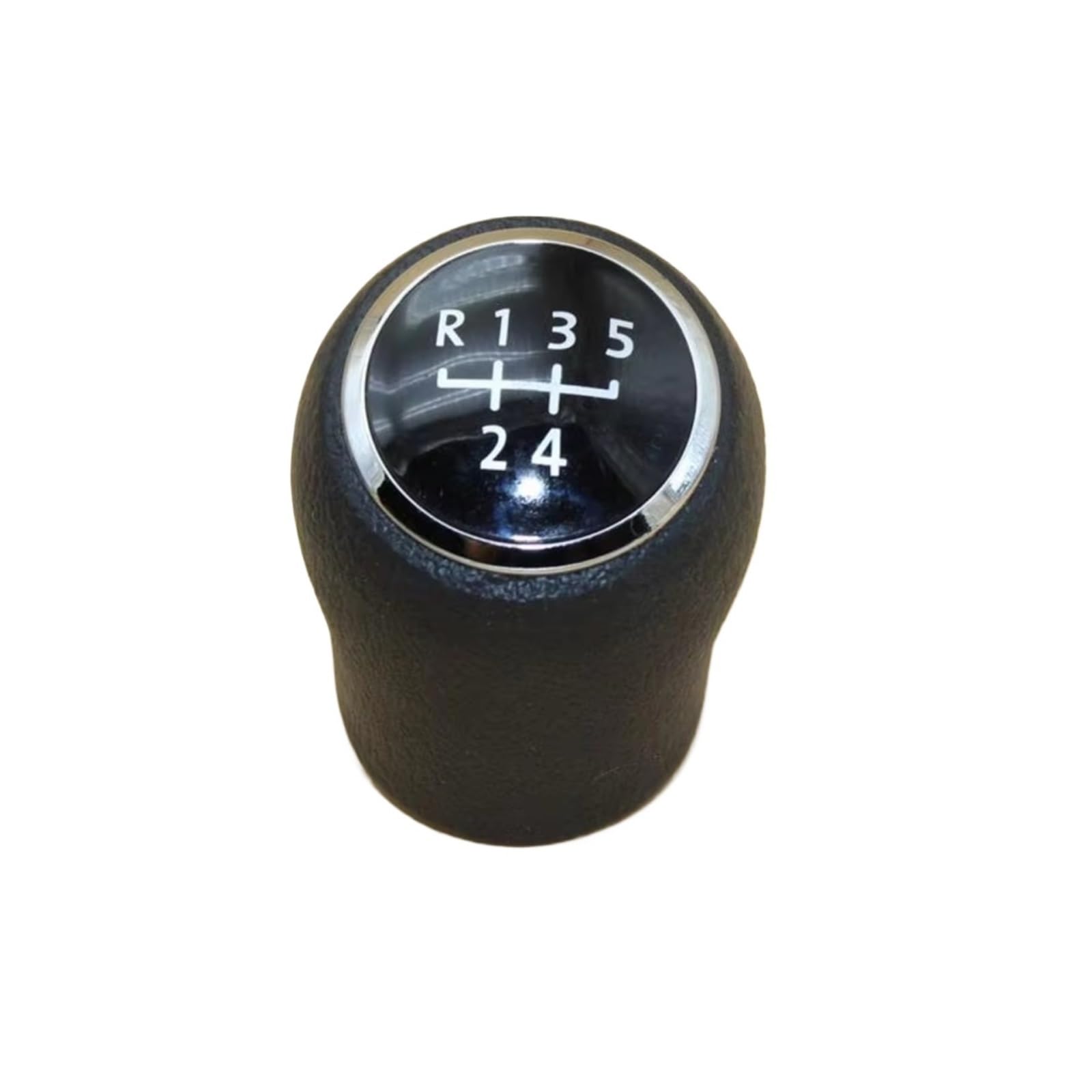 HILLAR Car Gear Stick Knob for VW for Transporter for Multivan for Caravelle T5 T5.1 T6 2003-2010 5/6 Speed Gear Stick Shift Knob Level(Black 5-Speed)