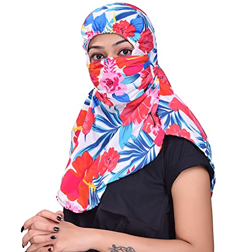 Image of Kavach Ready-to-wear Printed Fashionable full face covering comfortable soft Mask Scarf for pollution sun dust heat protection in summer