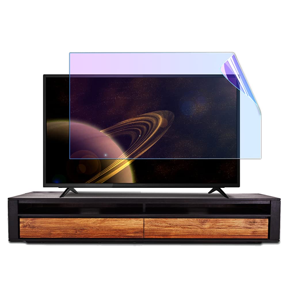 Filtre anti-lumière bleue TV pour supprimer la fatigue oculaire sur écran incurvé et LED 4K