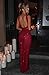 Hoepoly Women Sequins Backless Sexy Maxi Gown Sparkle Glitter Prom Dresses Long Square Neck Sleeveless Sexy Bodycon Party Club Dress 16 Silver