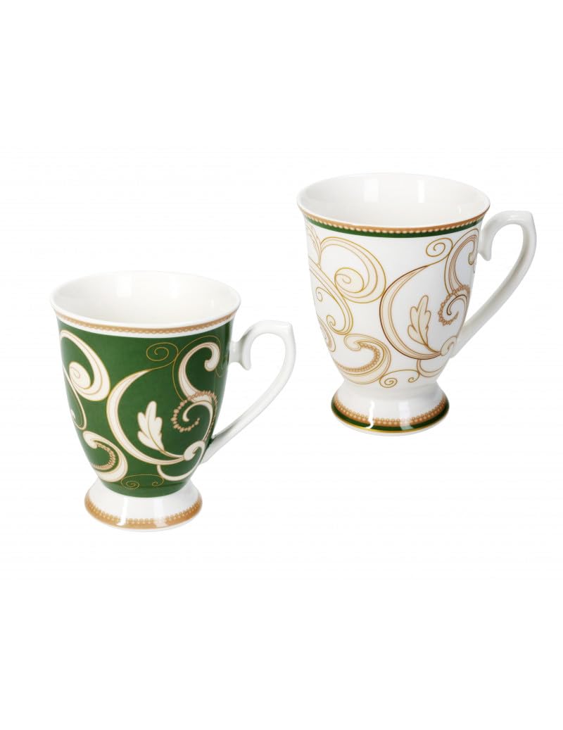 Brandani MUG FILO D'ORO SET 2 PZ NEW BONE CHINA