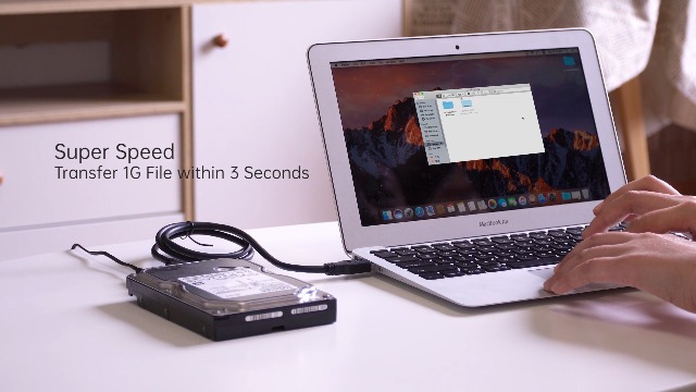 Image of Unitek USB 3.0 to SATA III Hard Drive Adapter External Kit Cable for 2.5 3.5 Inch HDD /SSD Hard Drive Disk, Optical Drive, with 12V /2A Power Adapter, Support UASP