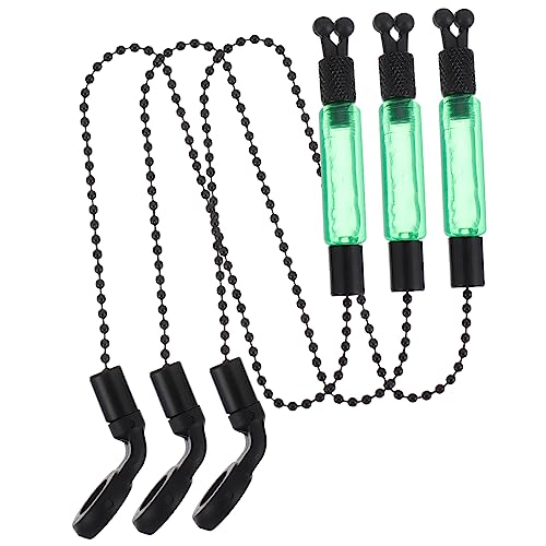 DECOMELODY Professional Fishing Alarm Set Metal Bells Fish Bite Alarm Practical Rod Grippers Day/Night Use