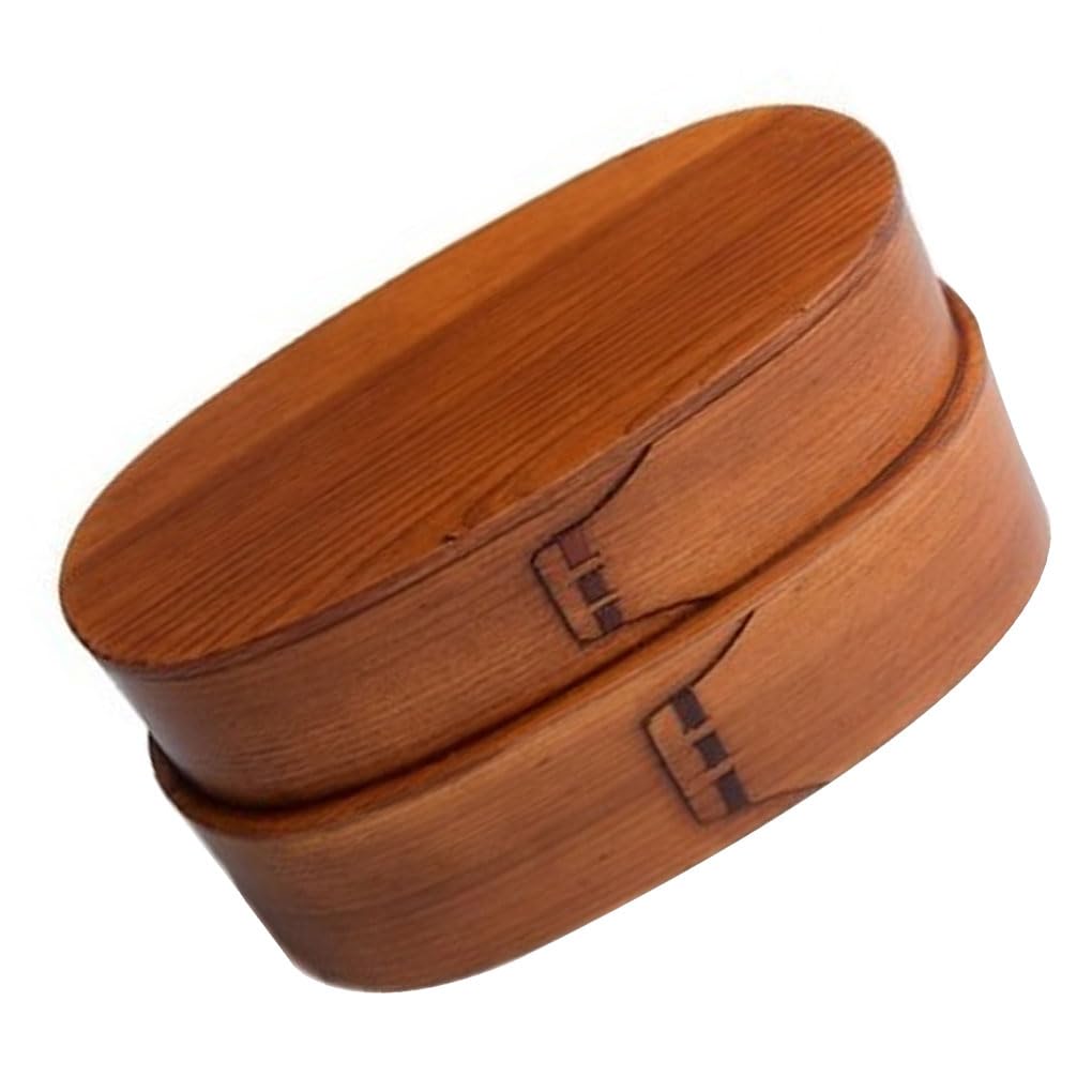 Lot de 5 couverts en bois avec rangement double couche, ce qui le rend facile à transporter et a une grande capacité intégrée de vaisselle comme indiqué