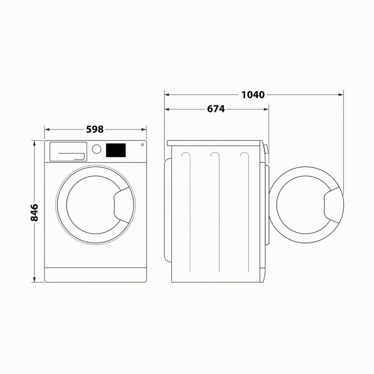 Sèche-linge Whirlpool 11 kg Blanc - C WD 113M WBS SPT
