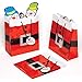 Baker Ross AC167 Bolsas de regalo de traje de Santa — Suministros creativos de arte para niños, fiestas navideñas, papel de regalo y regalos (paquete de 6)