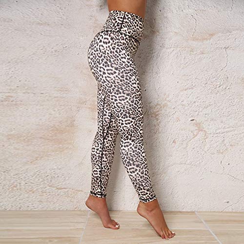 Beiziml Fashion Women Sport High Waist Push Up Leggings Leopard Printed Stretch Slim Fit Casual Calzas Mujer Legging