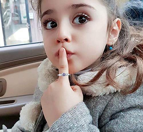 Ailaaila Rings For Girls Birthstone Rings Size 1 2 3 4 Stainless Steel Jewelry For Mother Daughters Girlfriend Women Daughters Gifts June Size 3 #TOP2