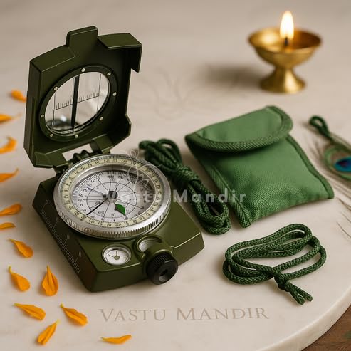 Image of Military Vastu Compass Vastu Remedy Accurate 16 Zone Direction Finder