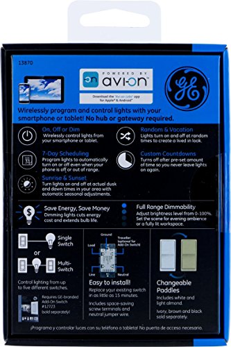 Ge Bluetooth Smart Dimmer (In-Wall), 13870 #TOP4