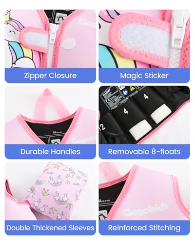 Image of Gogokids Puddle Float Jumper 33-66 Pounds, Toddler Swim Vest Kids Floaties