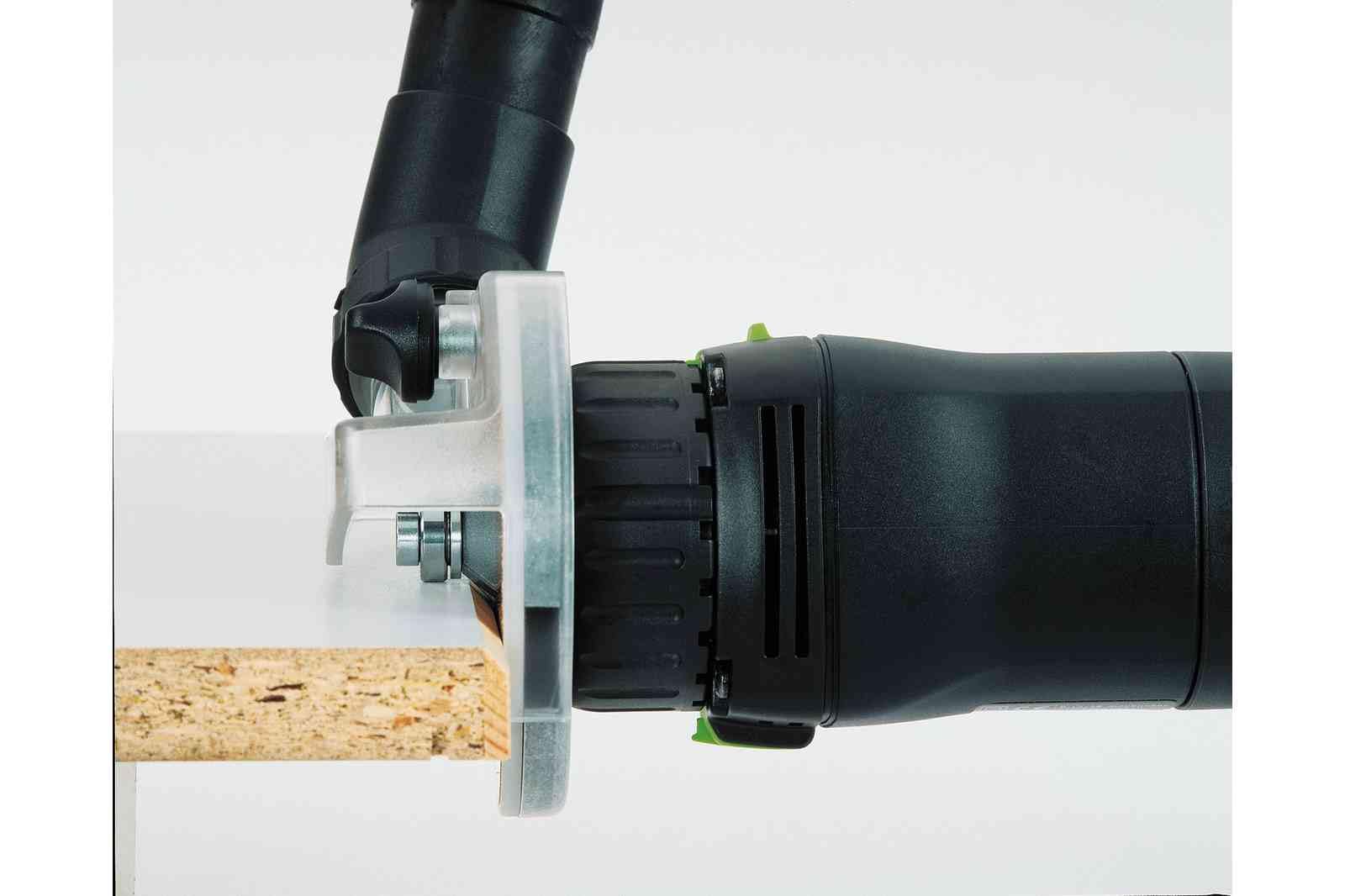 Festool Fresadora de Canto OFK 500 Q-Plus R3 con Systainer | Ajuste de profundidad 1/10 mm - cambio rápido de fresa - incluye fresa HW R3 y Systainer SYS3 M 187