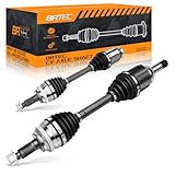 BRTEC 2PCS Front CV Axle Shaft Assembly compatible for Ford Edge 2007-2014, for Lincoln MKX 2007-2015 - V6 3.5L 3.7L FWD Driver and Passenger Side, Replace# 66-2188, 66-2190