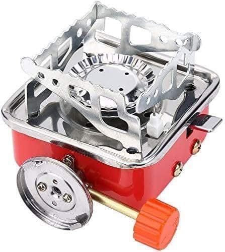 Image of Portable Gas Stove - 2 x 225 g Butane Gas Can - Camping Stove (Stone + Cane)