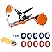 Jajadeal Legatrice per Piante Vigneto Pomodori, Tying Macchina Nastro Strumento Attrezzo da Giardinaggio, Tape Tool Tapener per Legare Fiori Frutta Verdura Pomodoro Melanzana