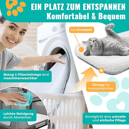 LOVPET® Transportbox Hund Katze Transporttasche XL 82x58x58cm | Hunde-Tragetasche Faltbare Katzentasche | Haustier-Transportbox inkl. Hundenapf & Schultergurt | für Katzen & Hunde Hellgrau