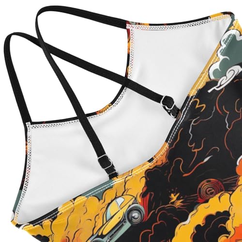 Truck Girls One Piece Swimsuit Beach Swimwear 208545814