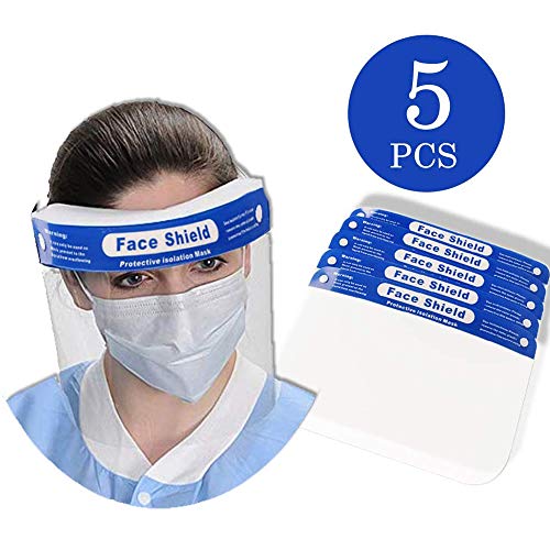Sold by the Seller Daker Disposable face shield 5PCS - Plastic Face Shield