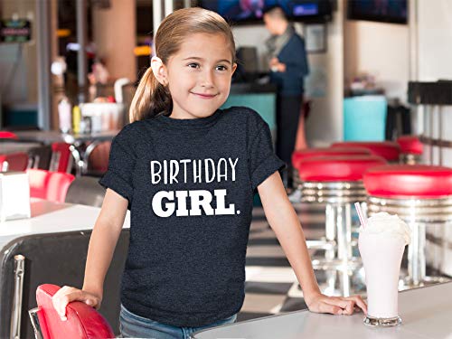 Image of Birthday Girl Shirt Toddler T-Shirt Kid Birthday Party Outfit Tee Gift for Girls 1st 2nd 3rd 4th 5th 6th 7th 8th Tops