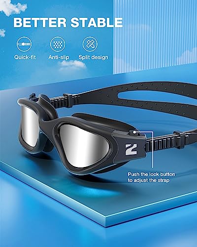 Image of ZIONOR Swim Goggles, G1 SE Swimming Goggles Anti-Fog for Adult Men Women