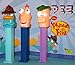 Pez Disney Phineas and Ferb Candy Dispensers (Pack of 12)