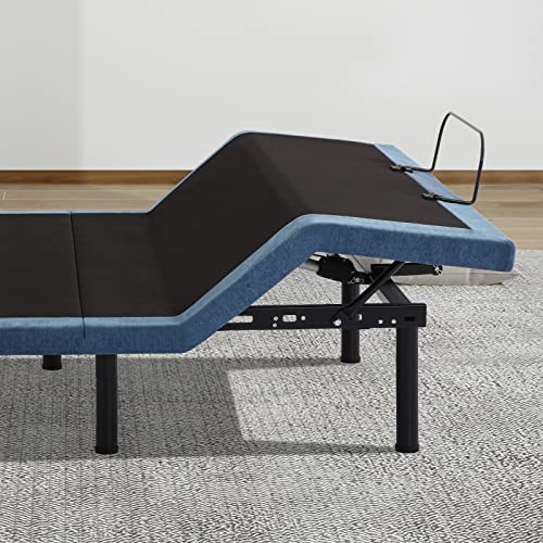 Maxspeed Adjustable Bed Frame Queen,9 Functional Modes,Wireless Remote, Ergonomic Head & Foot Incline,High Weight Capacity,Zero-Gravity Lounge Bed,Quiet Motor,Usb,Under-Bed Light,Easy Assembly #TOP4