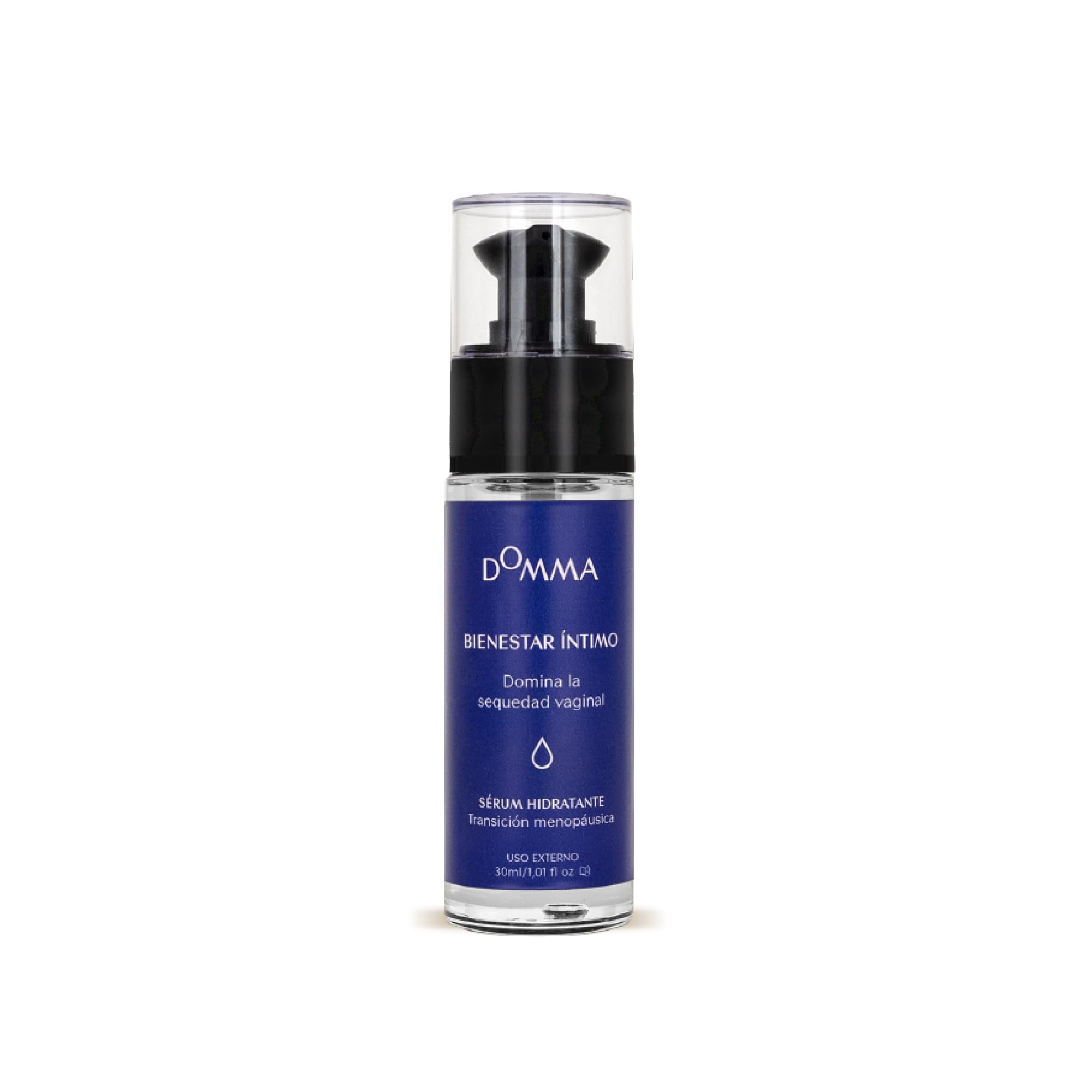 Menopausia - Bienestar Íntimo Domma | Sérum Hidratante Vaginal que Hidrata, Calma y Equilibra el pH de la zona Vulvar - con Aceites naturales como el de Almendras, Onagra y el de Aguacate | 30 ml