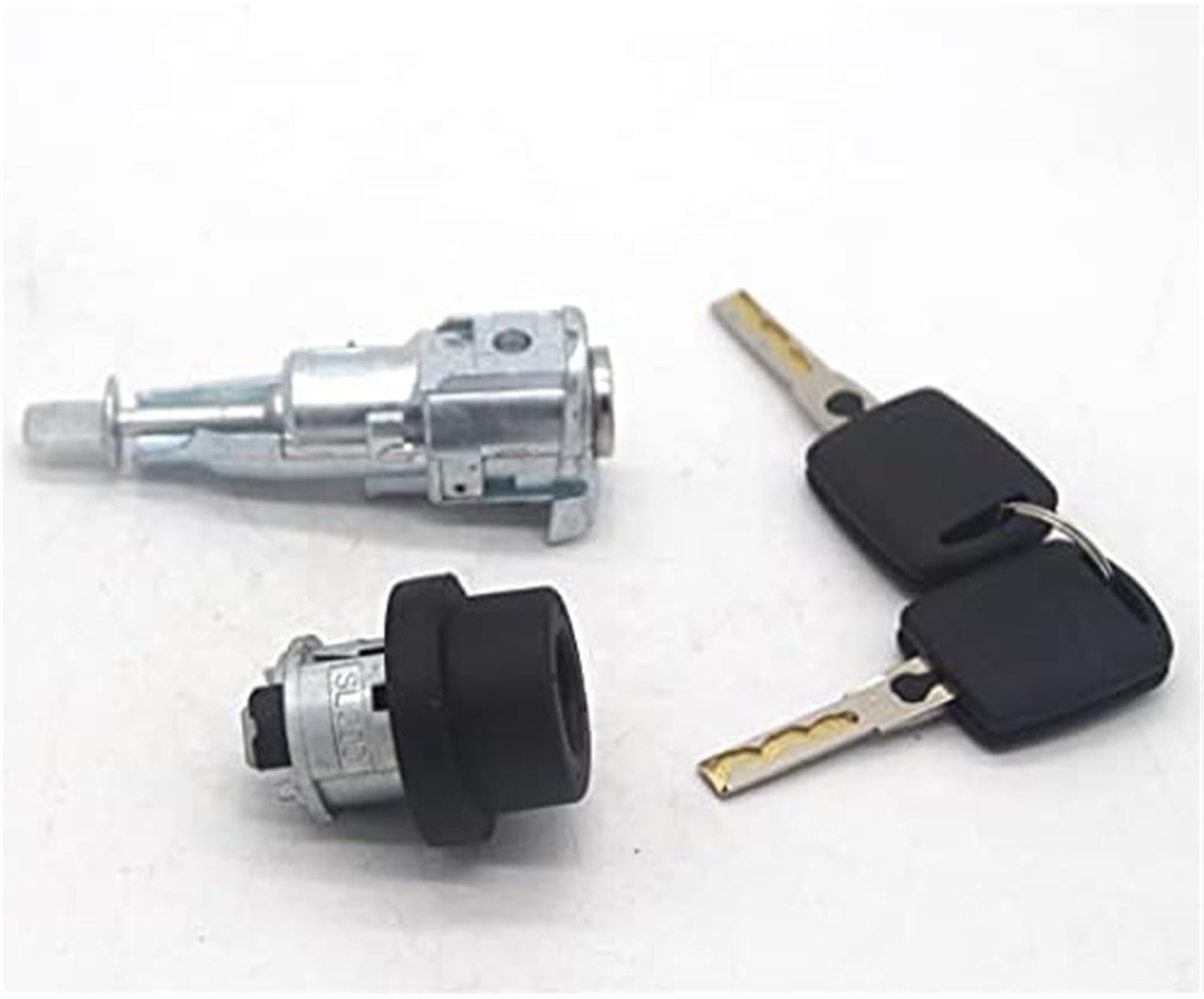 Siłownik automatycznego zamka drzwi Kompletny zestaw zamków wyłącznik zapłonu bębenek lewych drzwi, dla Skoda, dla Octavia 2005-2008 1Z0837167C 6Y0898167E