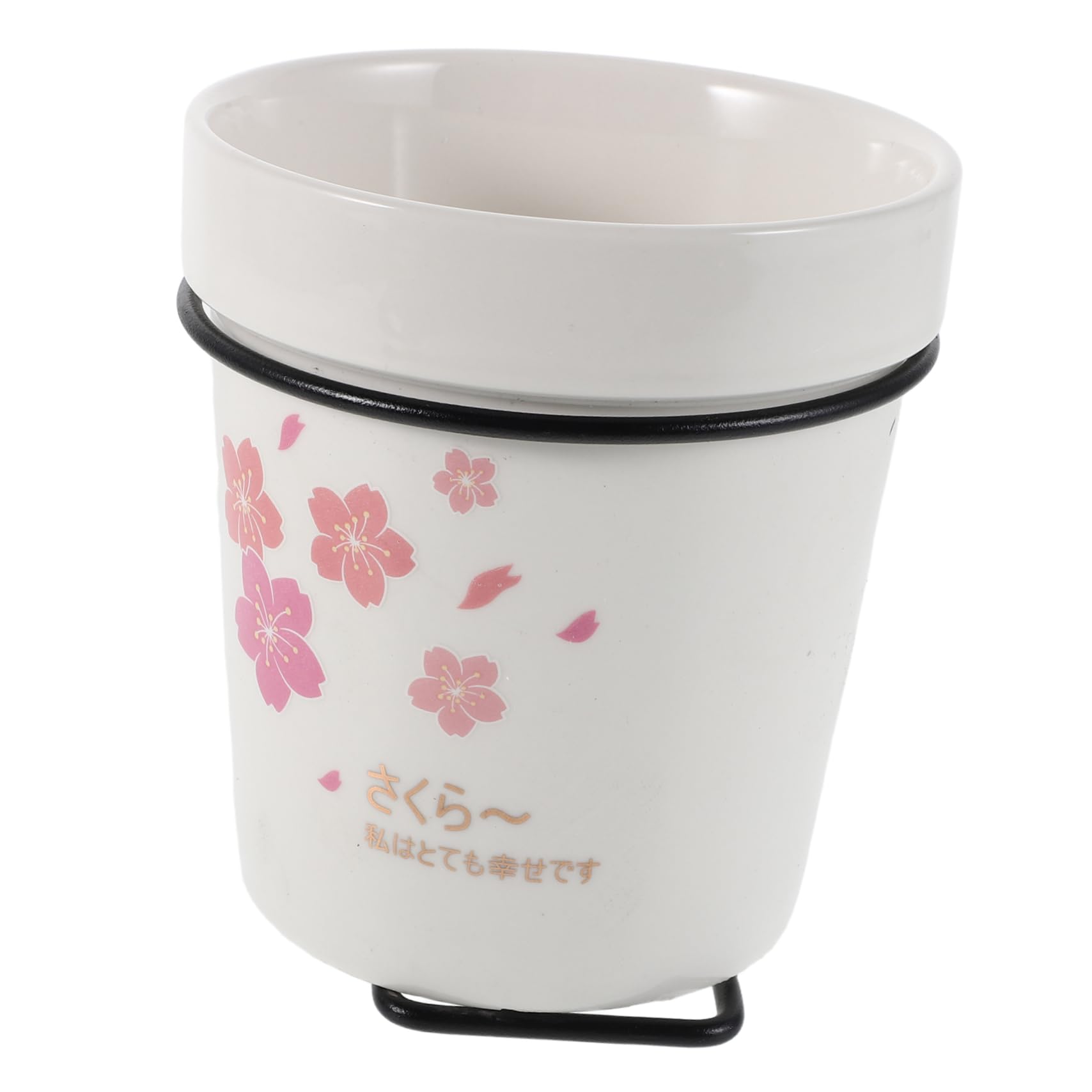 PRETYZOOM Ceramic Chopstick Storage Rack Chopsticks Basket Easy to Clean Kitchen Utensil Draining Stand Wall Mount Organizer