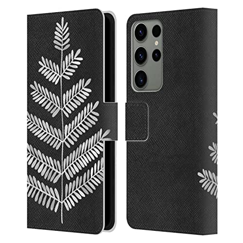 Étui portefeuille Cat Coquillette Prospectus Noirs pour Samsung S23 Ultra 5G