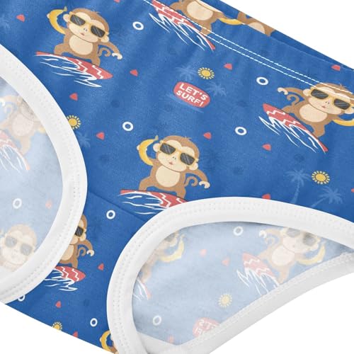 Girls Cotton Bikini Panties Printed Toddler Briefs Underwear Comfortable for Girls 2-8 Years2