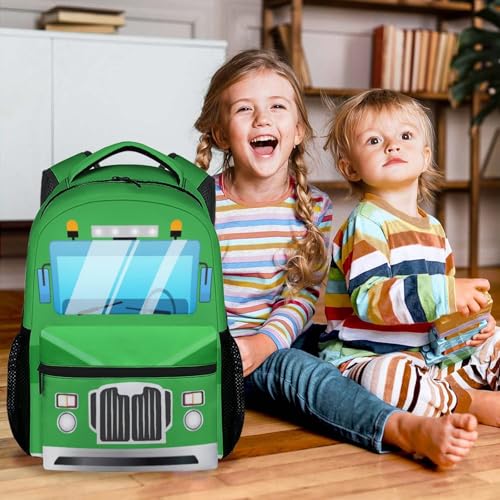 School Backpack for Boys - 17 Inch Truck Backpacks for Car Lovers - Lightweight Durable Kids Bookbag for Elementary & Kindergarten3