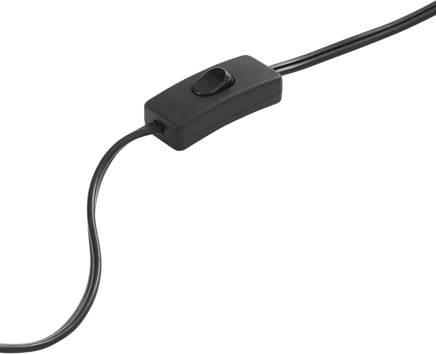 Modway Wave Squiggle Table Lamp in Black - Modern Table Lamp with Pleated Lamp Shade - Aesthetic Accent Lamp - Ambient Lighting for Bedroom, Living Room, and Entry Table