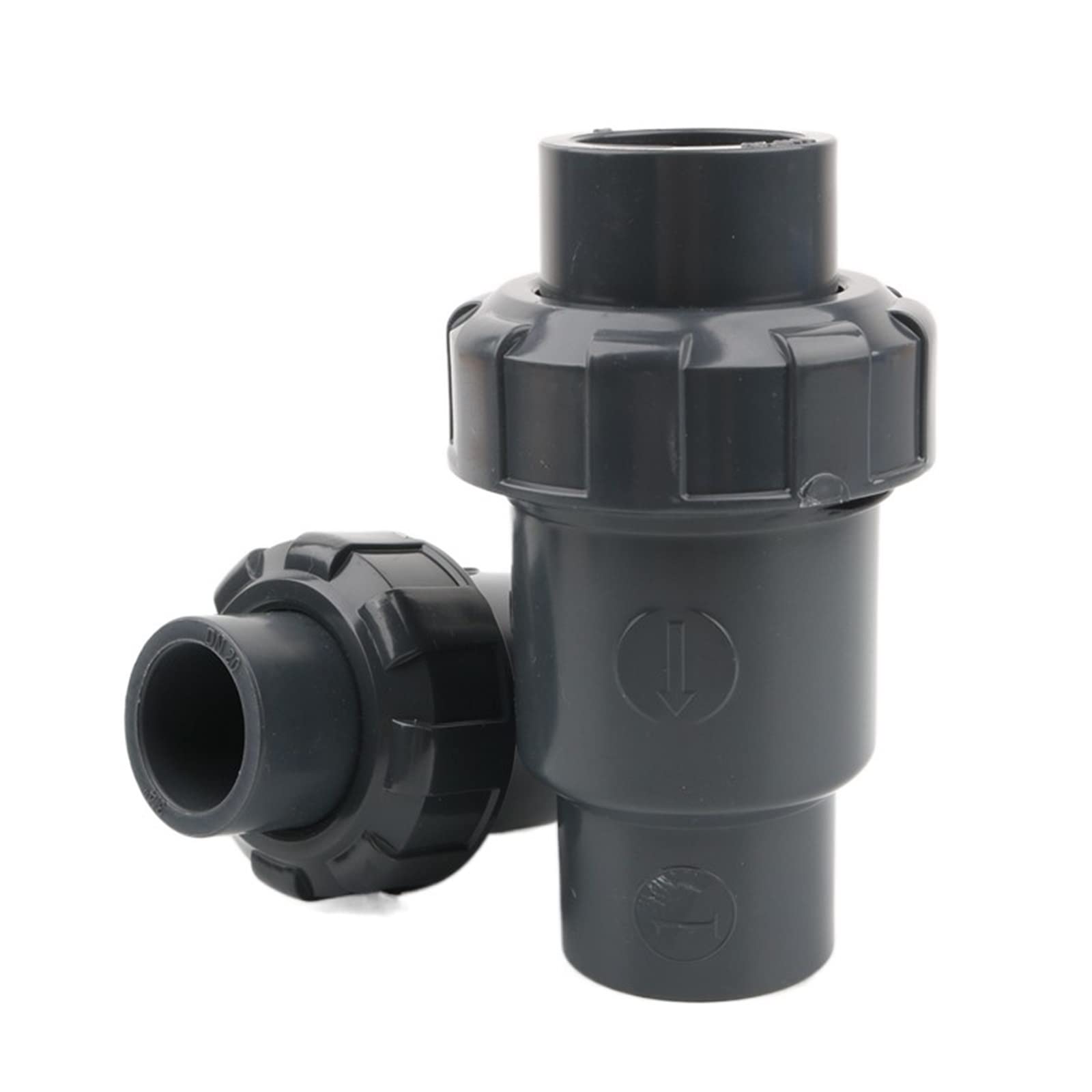 Clapet anti-retour PVC de 32mm avec raccordement robuste pour tuyauterie