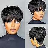FCHW-wig FCHW Short Pixie Cut Hair Wig Short Hairstyles Synthetic Wigs For Women Popular Fashion Wigs Heat Resistant Hairpieces Women's Wig (9415)