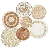 Tamaños y diseños variados: el conjunto incluye una variedad de tamaños y patrones que crean interés y profundidad visuales..Mezcle y coincida para formar un collage de pared único adaptado a su gusto.