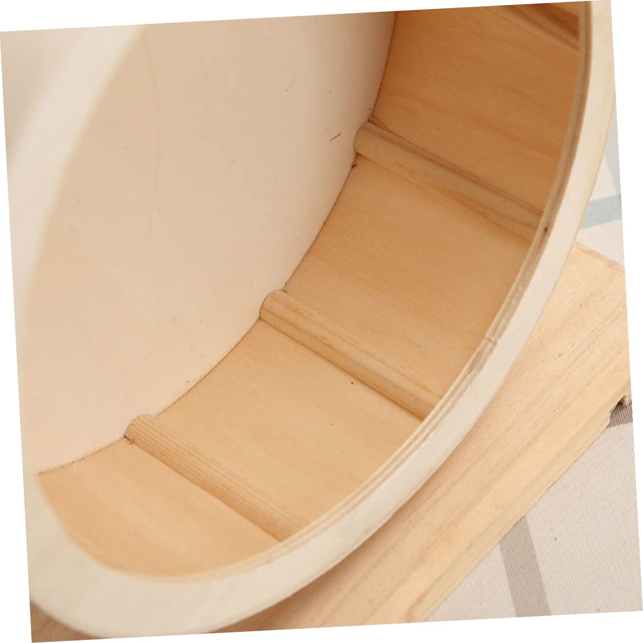 Sosoport Roue d'exercice pour Hamster - Roue d'exercice en Bois avec Support pour Jouets sans Danger pour Les Cochons d'Inde