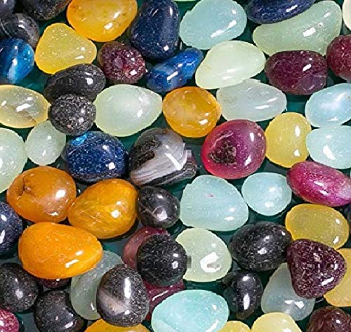 Shiny Marble Stone Pebbles for Vase Fillers Outdoor/Garden Decoration, (1 Kg, Multicolour) (B08HSCZ332) Amazon Price History, Amazon Price Tracker