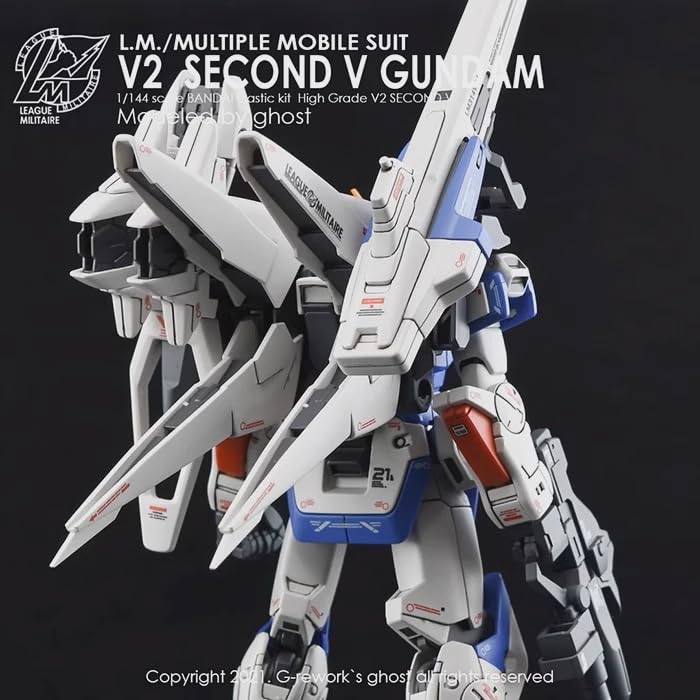 Amazon | ［HGUC 1：144］ セカンドVガンダム 用水転写式デカール (1
