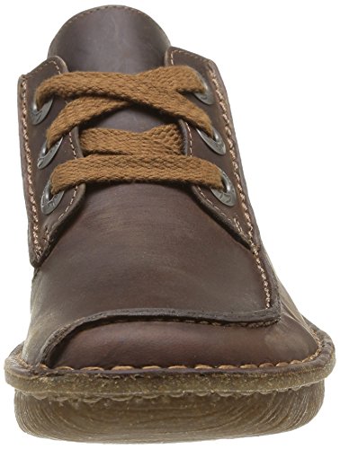 Funny Dream Lace-Up Derby Shoes Brown 