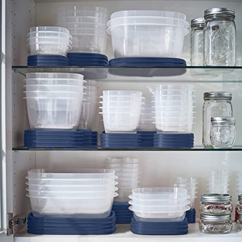 Rubbermaid EasyFindLids Food Storage Containers in Special-Edition Insignia Blue, 42 Piece image 6