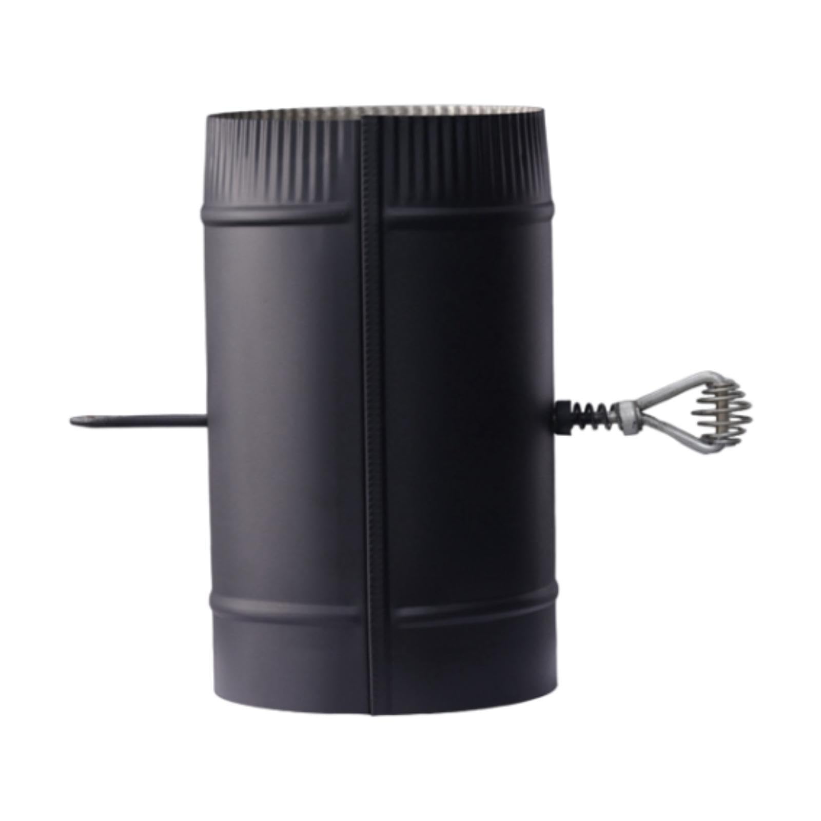 Tubo di Scarico per Stufa, Canna, Accessorio per Stufa, Tubo di Scarico Fumi, Acciaio Inox Resistente Al Calore con per L'aspiraz, 13.5 Cm X 23 Cm