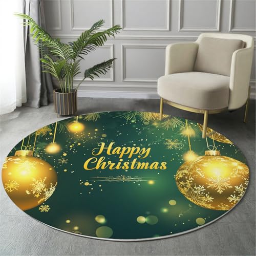 Tapis salon design de Noël doux et antidérapant pour chambre ado - 5