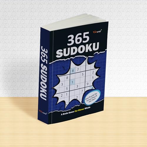 Image of 365 Sudoku :- Brain Training Sudoku Puzzle Book, Sudoku puzzle book, Brain Booster sudoku book, 365 sudoku puzzles book, Classic Sudoku Puzzle Book, Travel-sized sudoku puzzle book